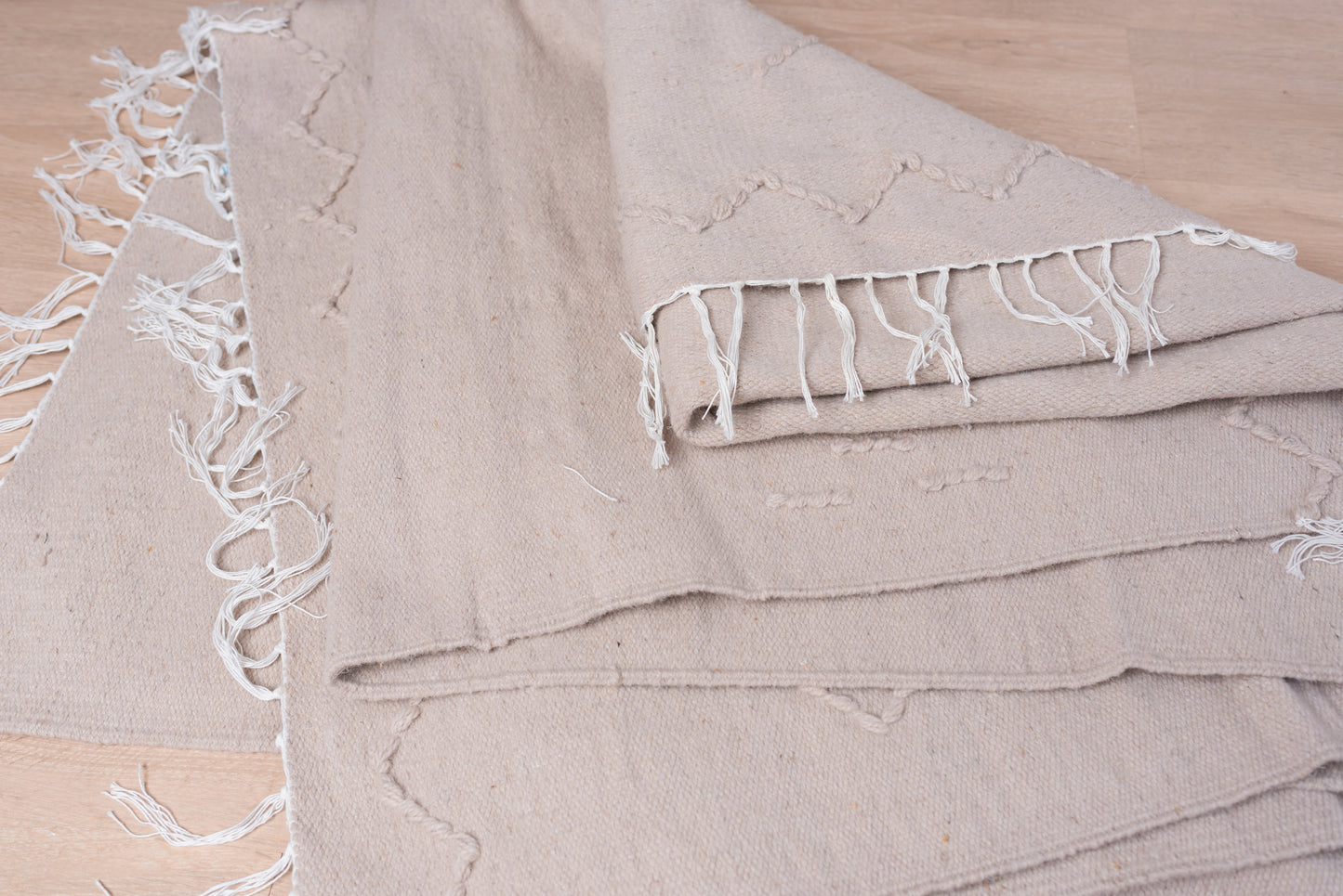 Scandinavian Neutral Boho Kilim