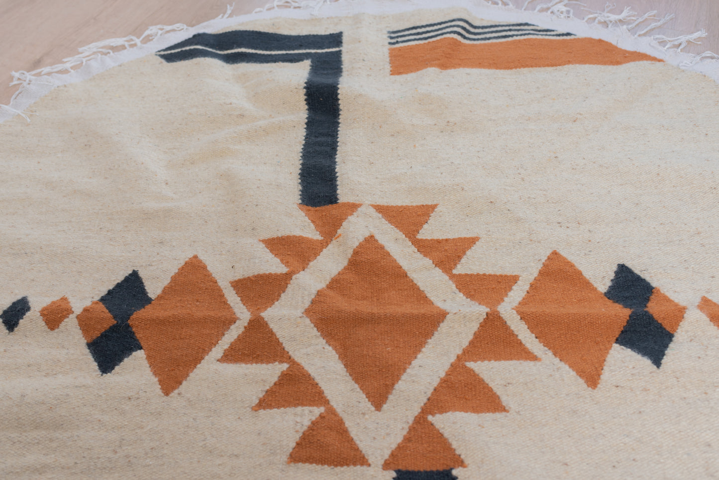 Desert Sun Round Kilim