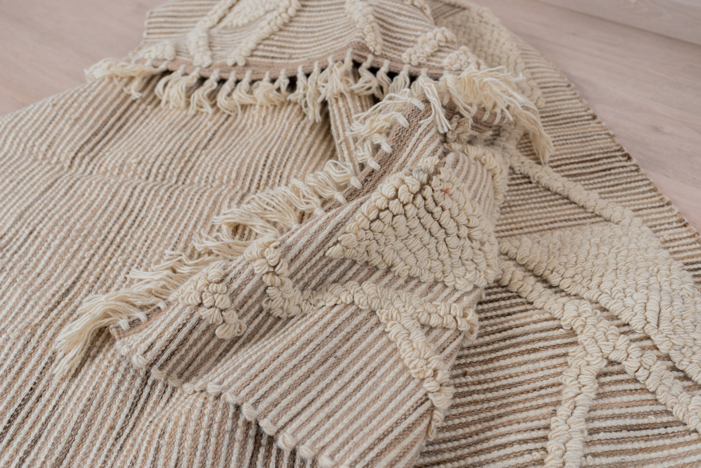 Handmade Kilim Rug - Beige - Luxor