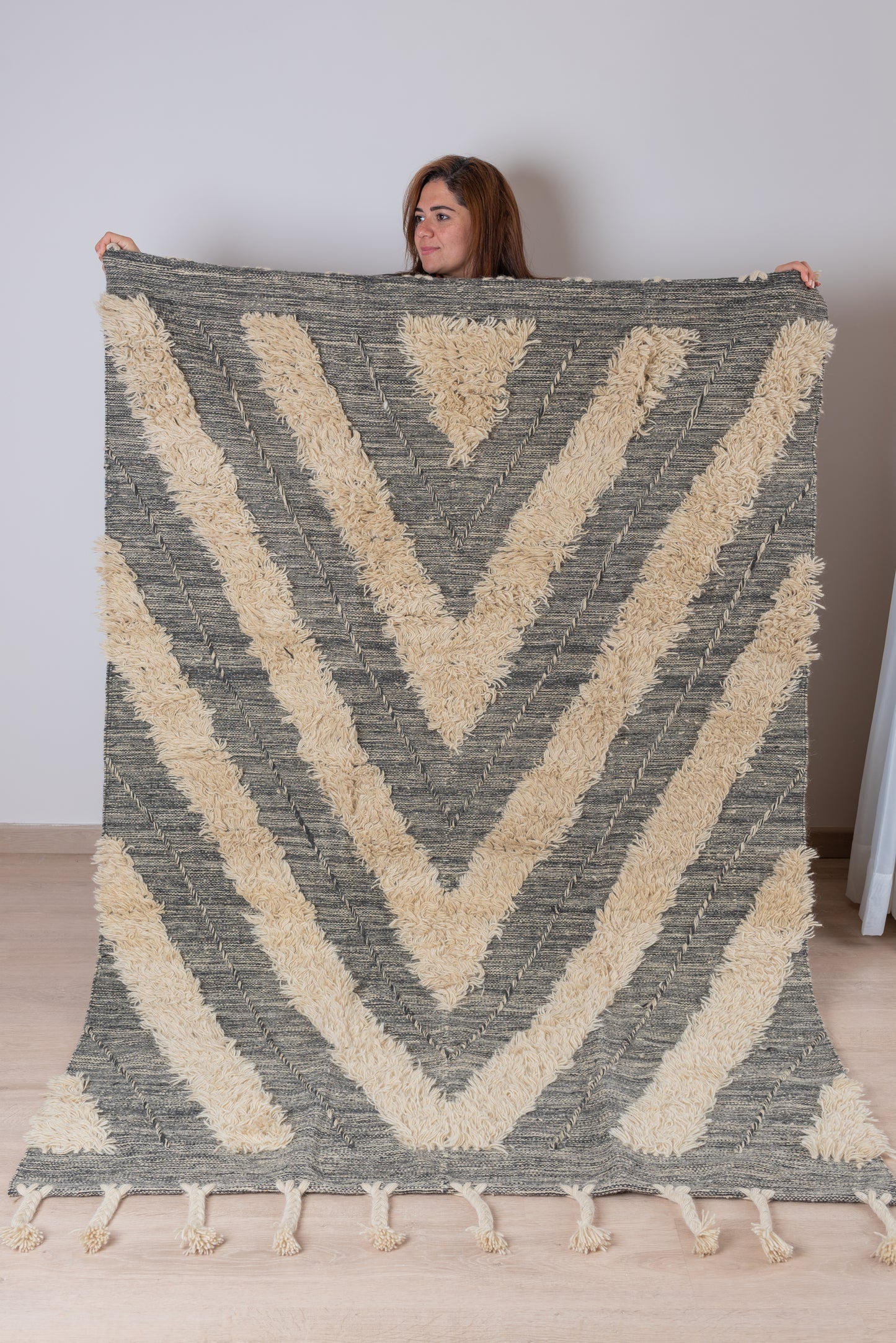 Shaggy Berber Kilim – Rustic Handmade Area Rug