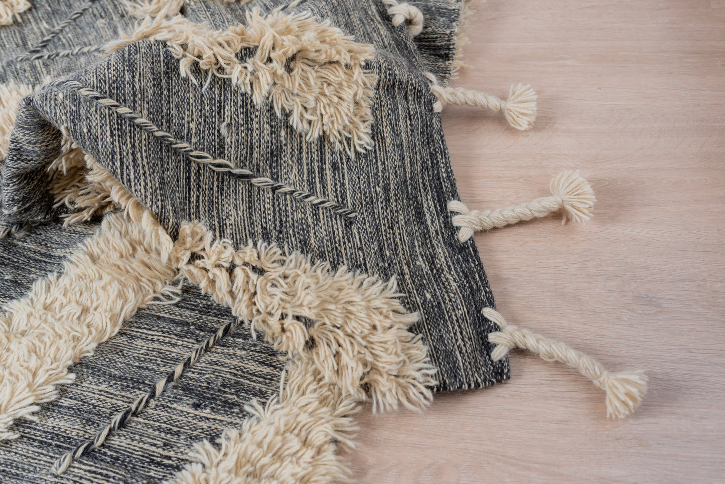 Shaggy Berber Kilim – Rustic Handmade Area Rug