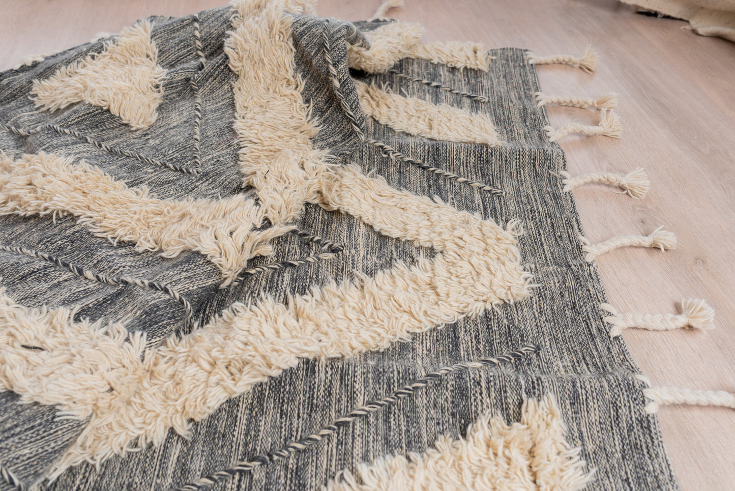 Shaggy Berber Kilim – Rustic Handmade Area Rug
