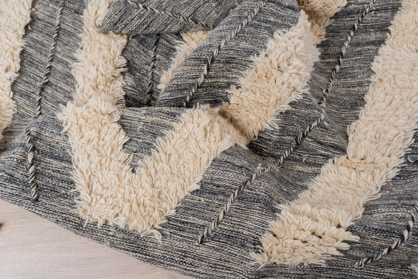 Shaggy Berber Kilim – Rustic Handmade Area Rug
